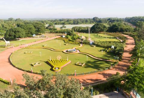 Pragathi vanam green park of kothagudem area, SCCL